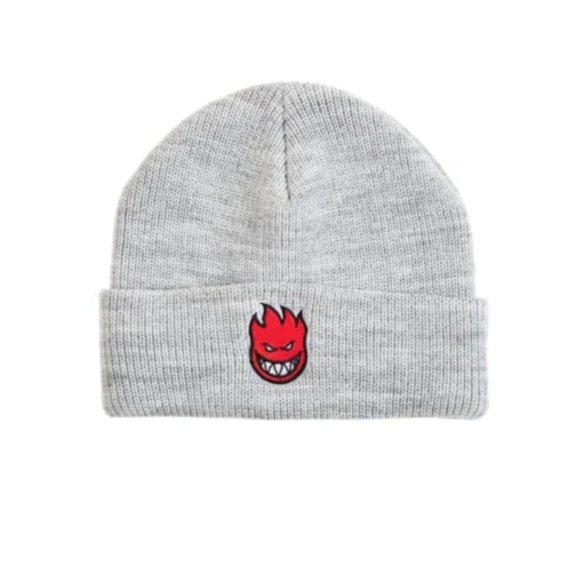 Spitfire Other - Spitfire Beanie Bighead Heather Gray Red Winter Hat Touque